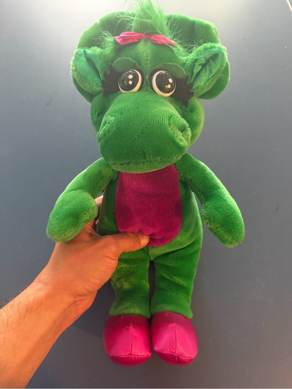Vintage 1992 Barney Baby Bop Plush 16”